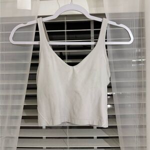 Lululemon align White cropped  Tank Top